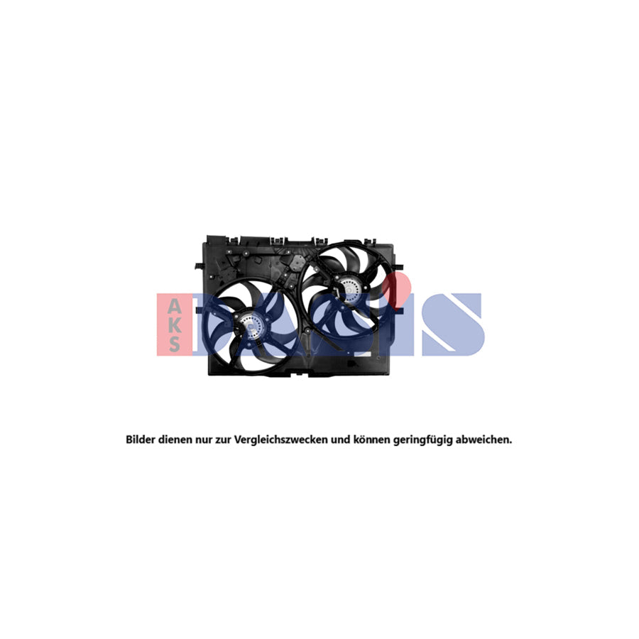AKS Dasis 088117N Fan, Radiator for Fiat Ducato
