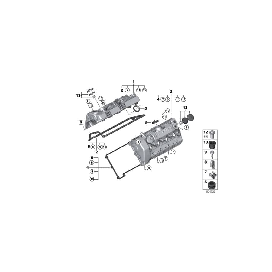 Genuine BMW 11617535151 E64 E65 Sound Protection Cap (Inc. X5 4.8i, 740Li & 650i) | ML Performance UK Car Parts