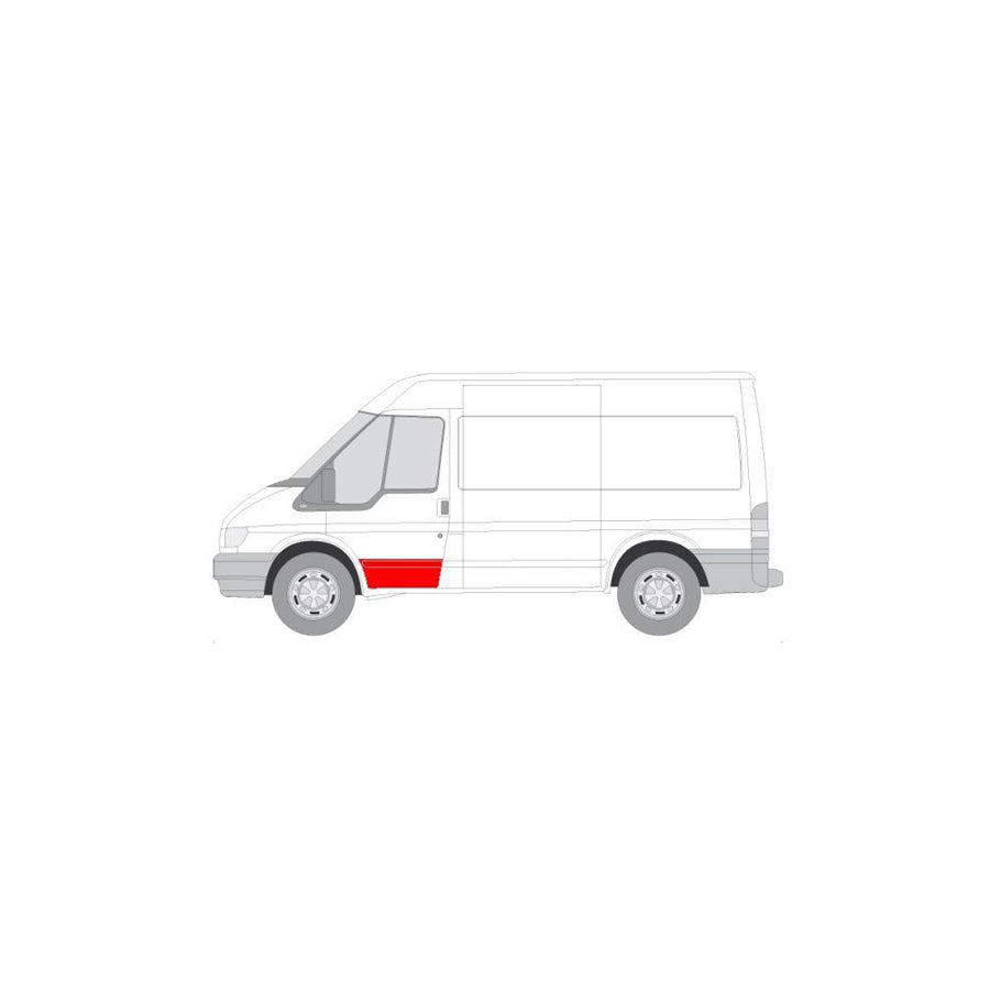 Blic 6015-00-2509121P Door, Body For Ford Transit