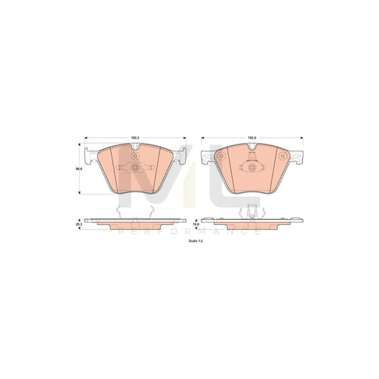 TRW Gdb1915 Brake Pad Set Prepared For Wear Indicator | ML Performance Car Parts