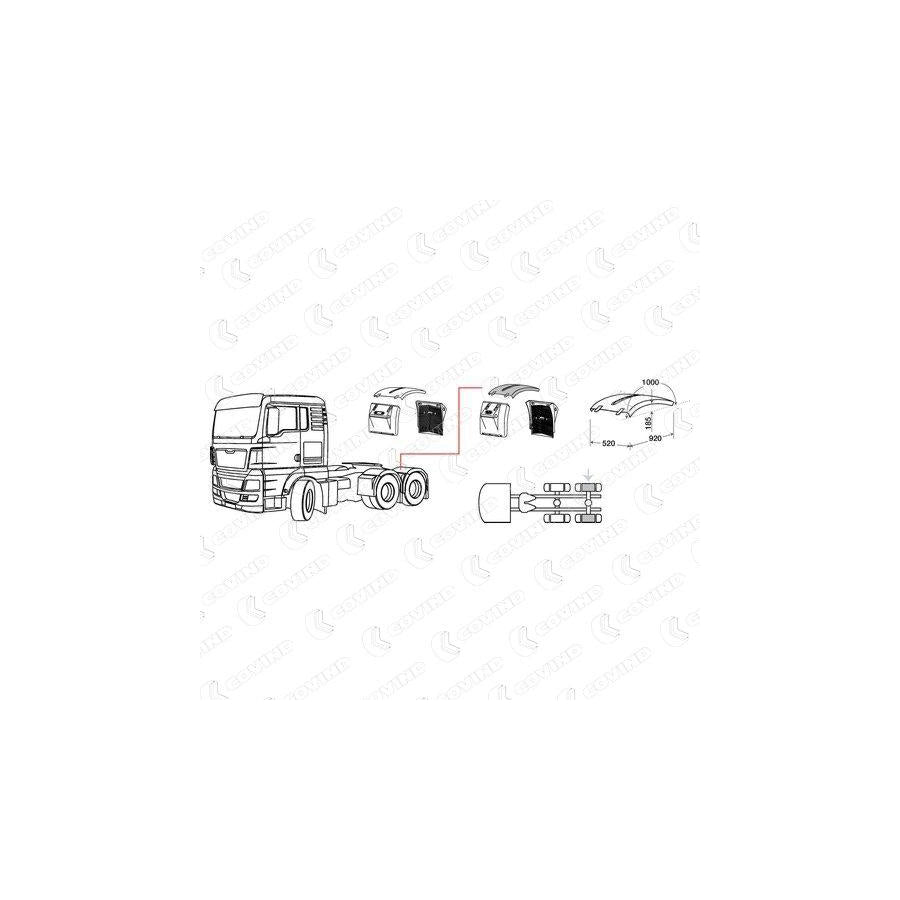 Covind Tgx/525 Wing Fender