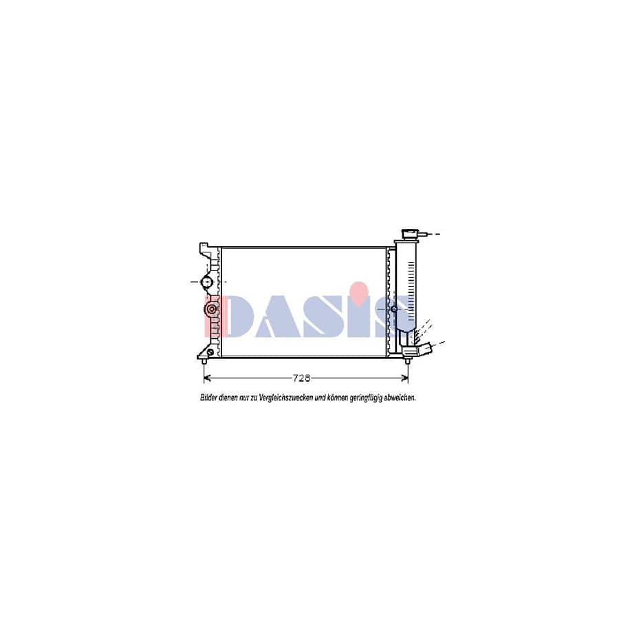 AKS Dasis 060450N Engine Radiator for Citroen Xantia Hatchback (X1, X2)