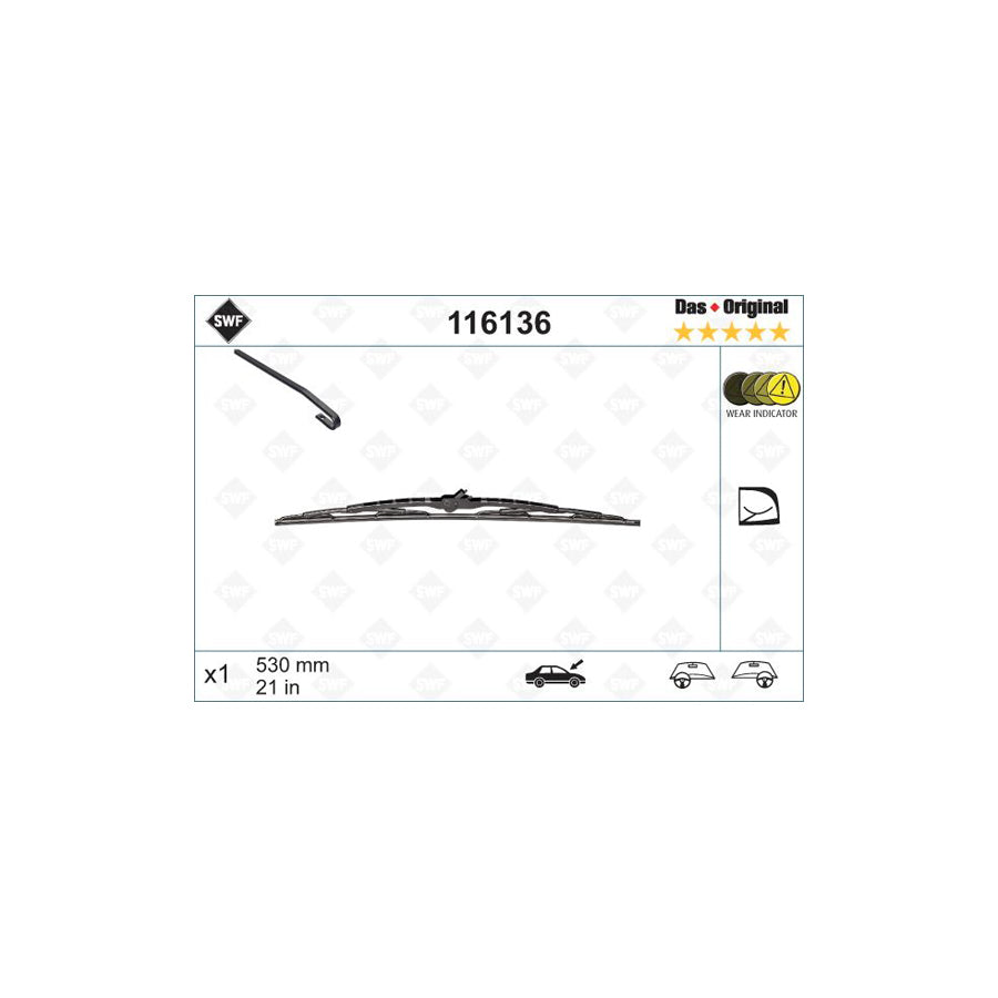 Swf Original 116136 Wiper Blade | ML Performance US Car Parts
