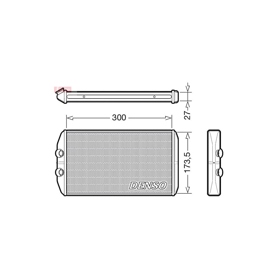 DENSO DRR12008 Heater Matrix for Iveco Daily