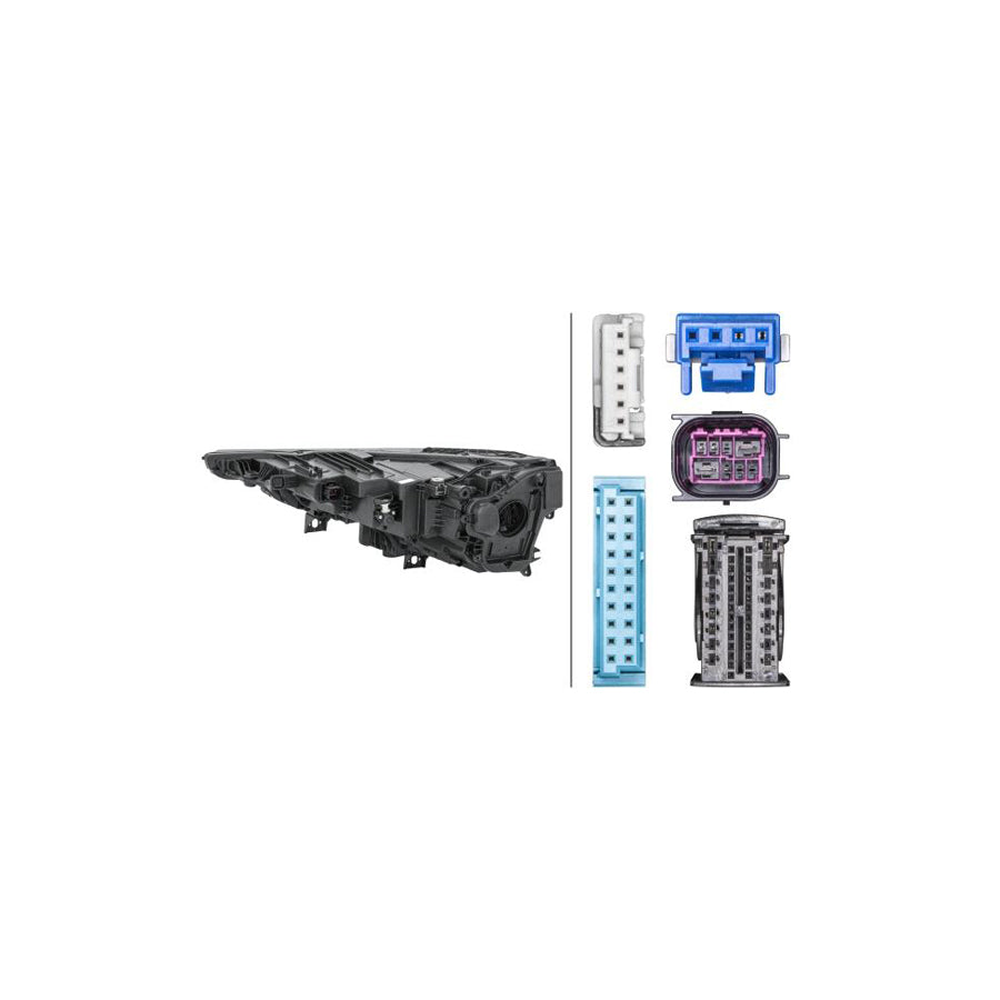 Hella 1EX 354 871-081 Headlight For Audi Q8 (4MN)