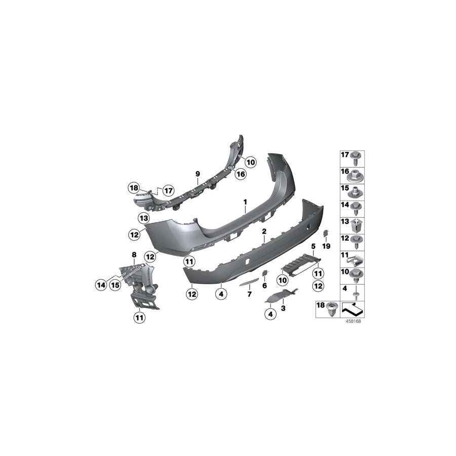 Genuine BMW 51122993727 E84 Cover For Exhaust System (Inc. X1 18i, X1 20dX & X1 16i) | ML Performance US
