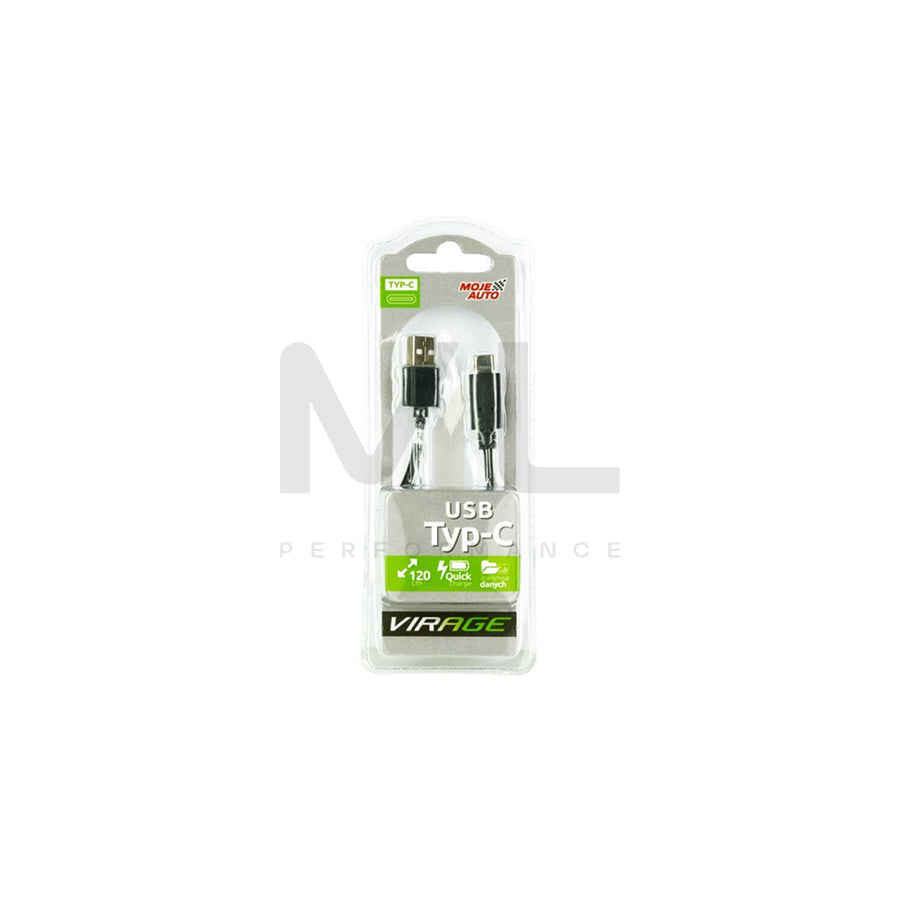 VIRAGE 93-103 USB charge cable Black, Blister Pack