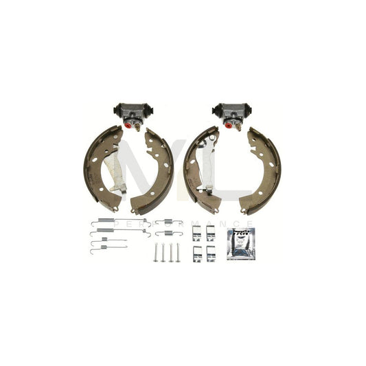TRW Brake Kit BK1629 Brake Shoe Set for HYUNDAI Getz (TB) with wheel brake cylinder | ML Performance Car Parts