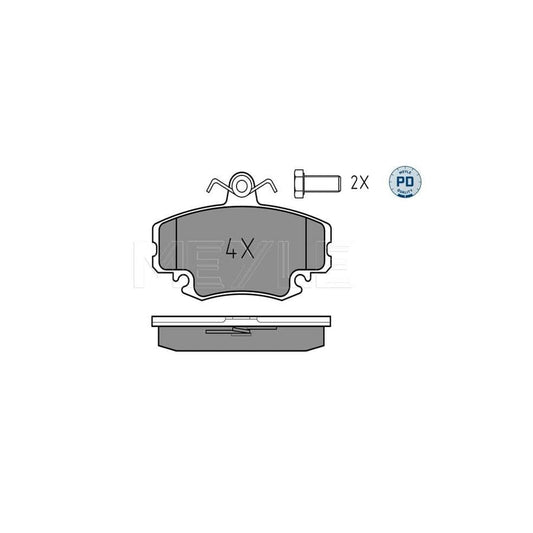 Meyle 025 214 6318/Pd Brake Pad Set
