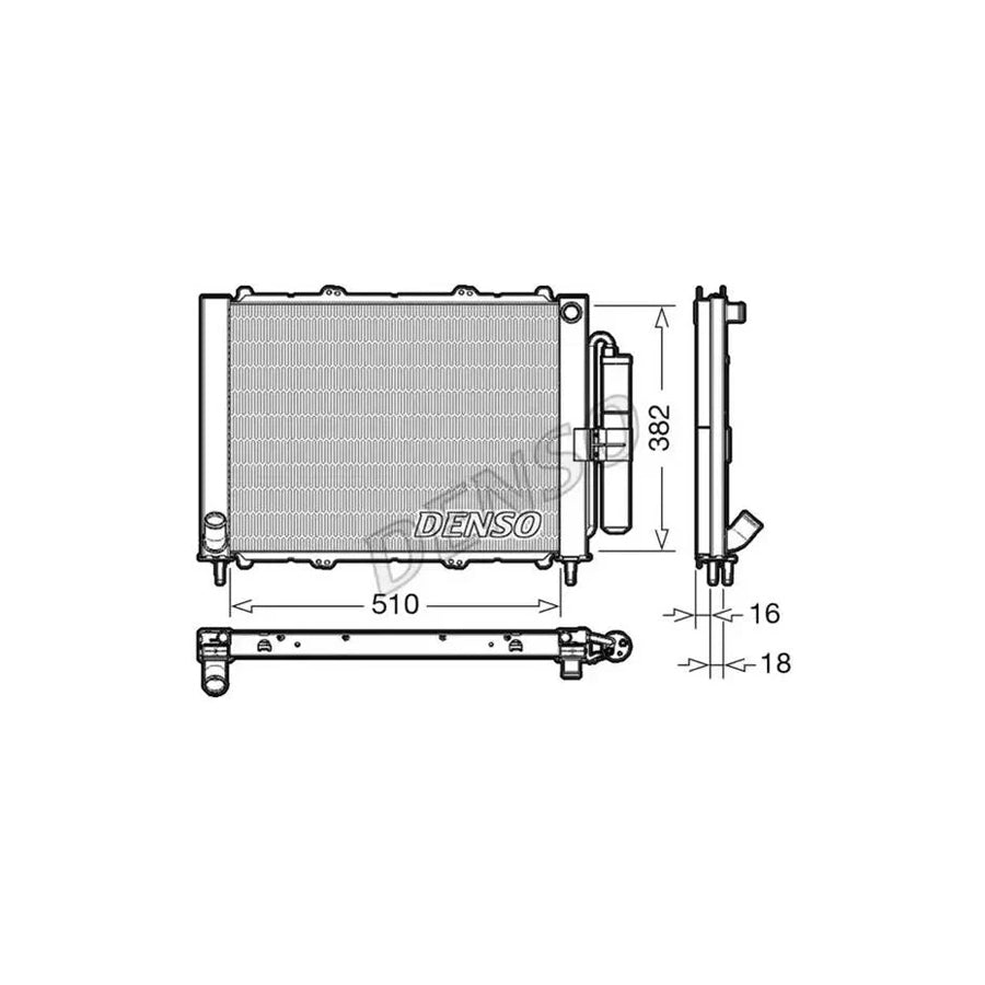 DENSO DRM23103 Cooler Module for Renault Kangoo