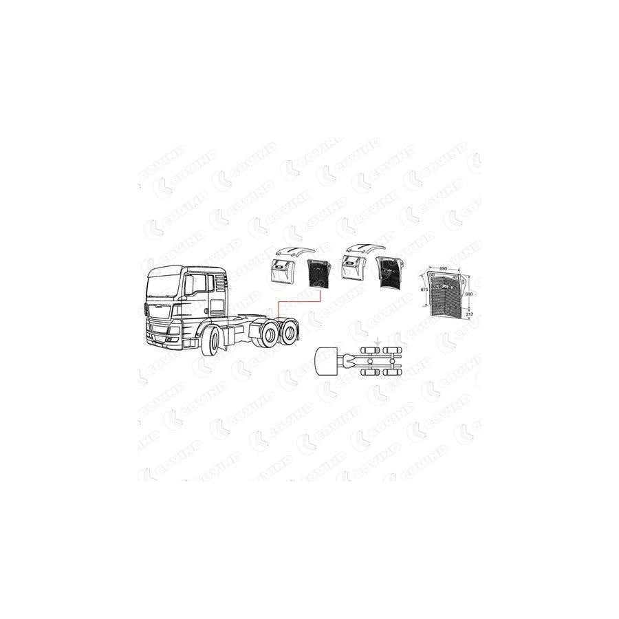 Covind Tgx/512 Wing Fender