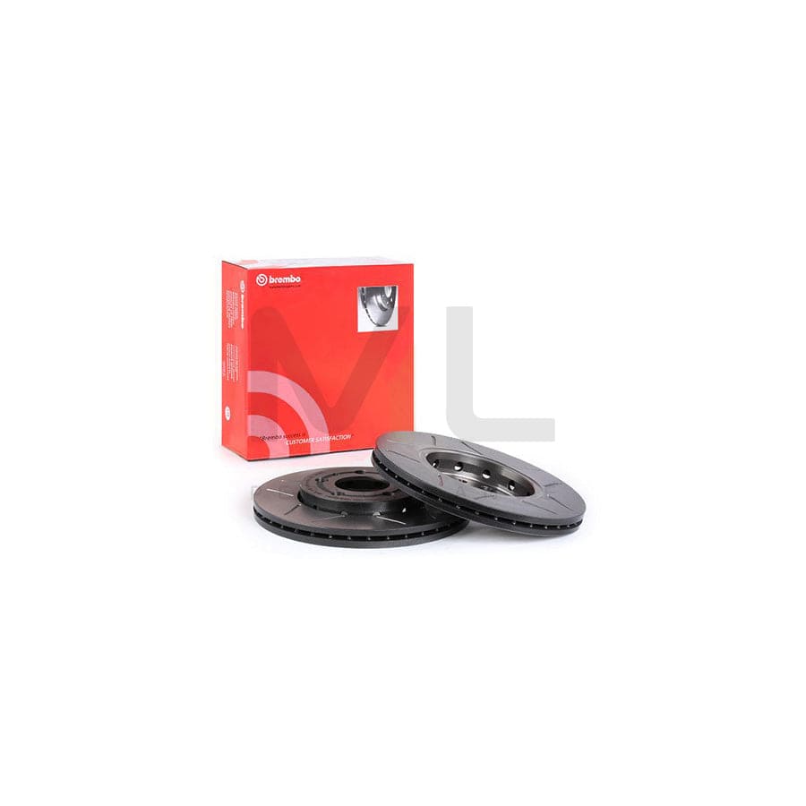 BREMBO MAX LINE 09.7011.75 Brake Disc Internally Vented, Slotted, Coated, High-carbon, with bolts/screws | ML Performance Car Parts
