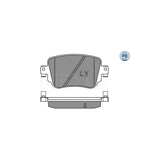 Meyle 025 251 0917/Pd Brake Pad Set