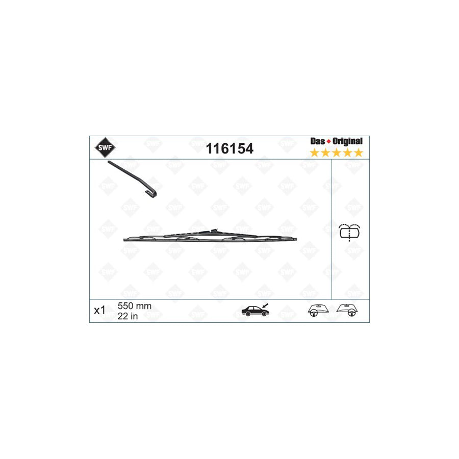 Swf Original 116154 Wiper Blade | ML Performance US Car Parts