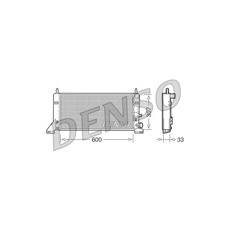 DENSO DRM10023 Engine Radiator