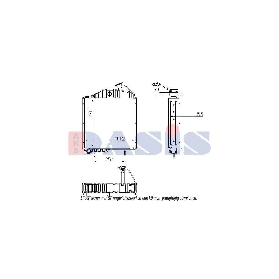 AKS Dasis 440083N Engine Radiator