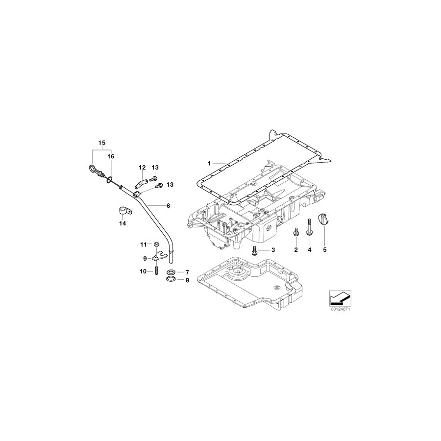 Genuine BMW 11438022662 E52 Guide Tube (Inc. AlpinaV8) | ML Performance UK Car Parts