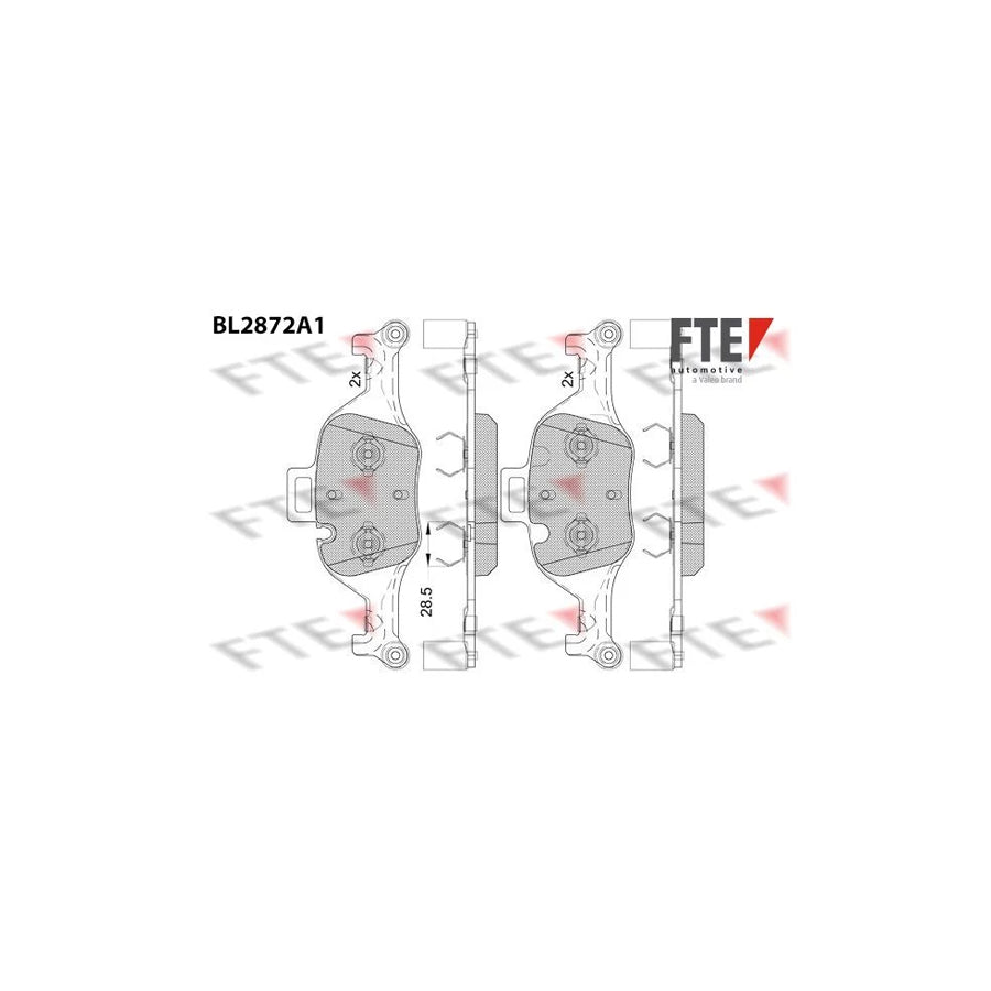 FTE 9011112 Brake Pad Set