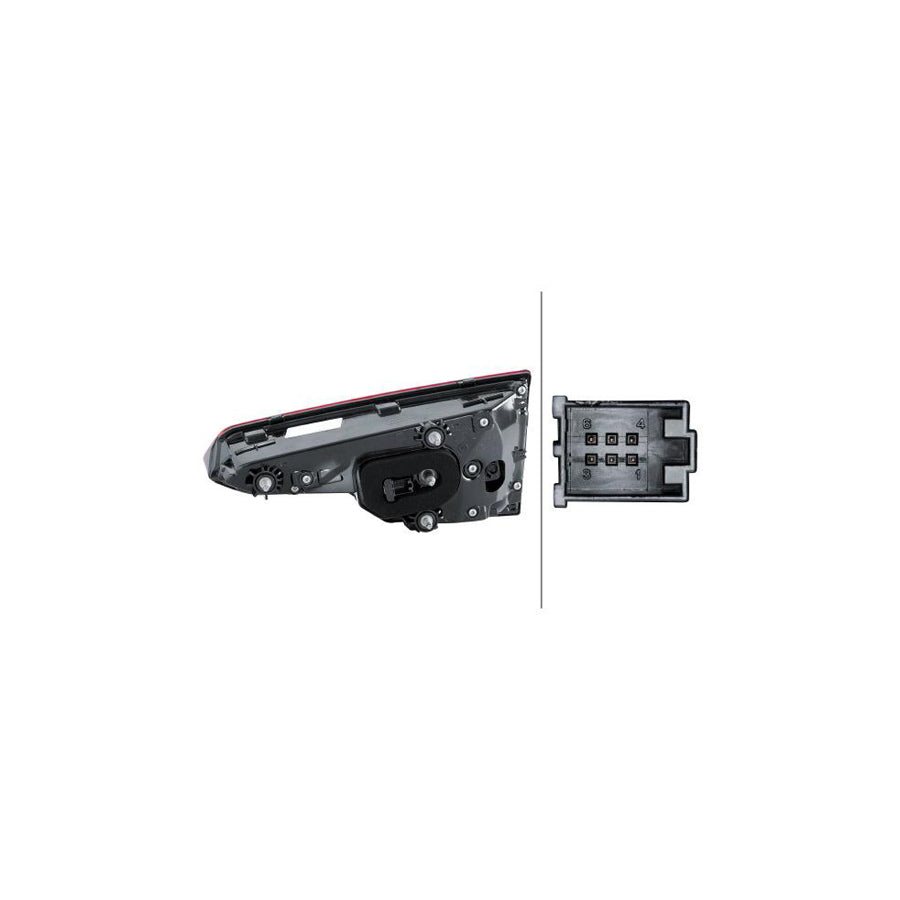 Hella 2SV 012 247-071 Rear Light For Audi A4 B9 Saloon (8W2, 8WC)