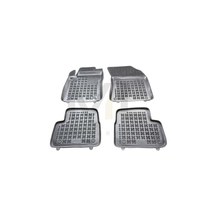 REZAW PLAST 201230 Floor mat set for CITROﾃ起 C3 III (SX) Elastomer, Front and Rear, Black