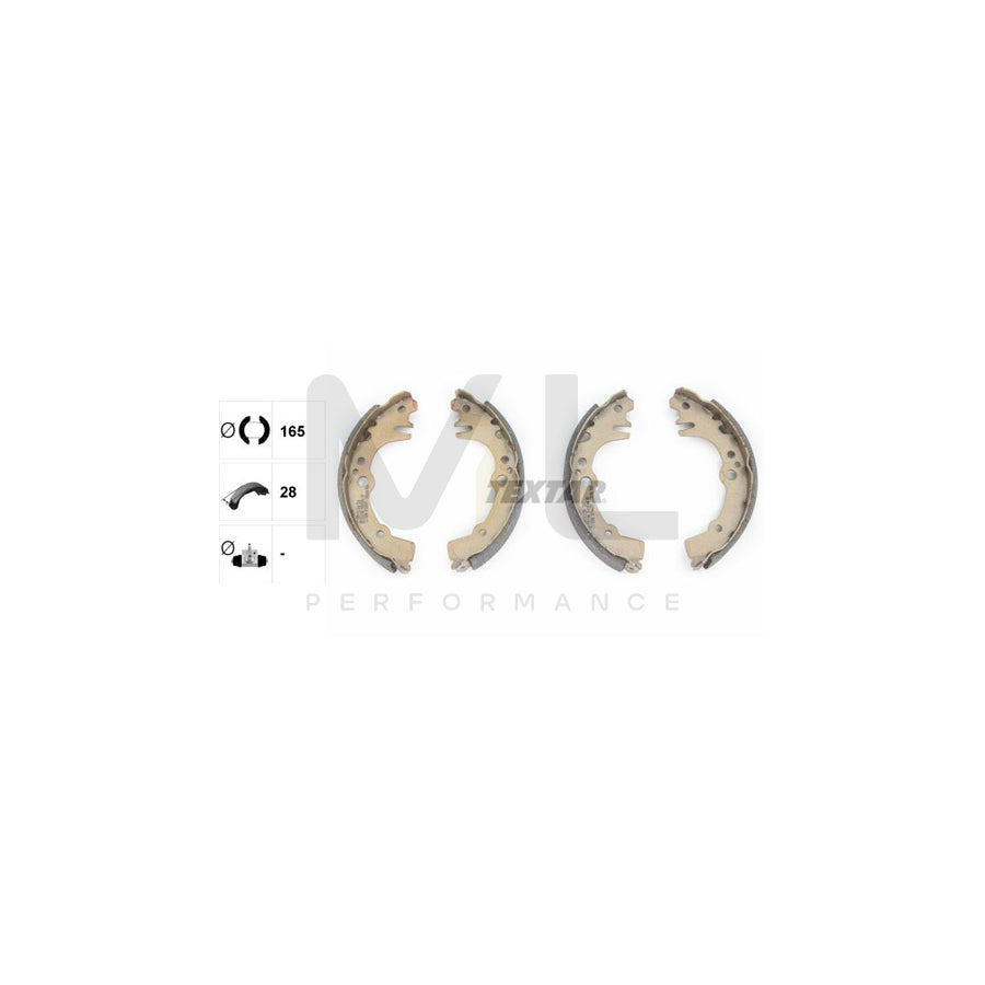 TEXTAR 91059300 Brake Shoe Set without handbrake lever | ML Performance Car Parts
