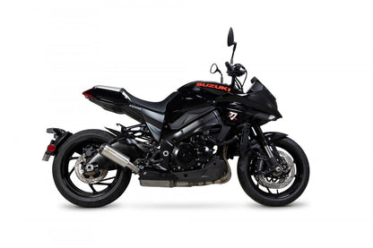 Scorpion PSI125SEO Suzuki GSX-S 1000 Katana Red Power Slip-On - Brushed Stainless Steel Sleeve | ML Performance US US