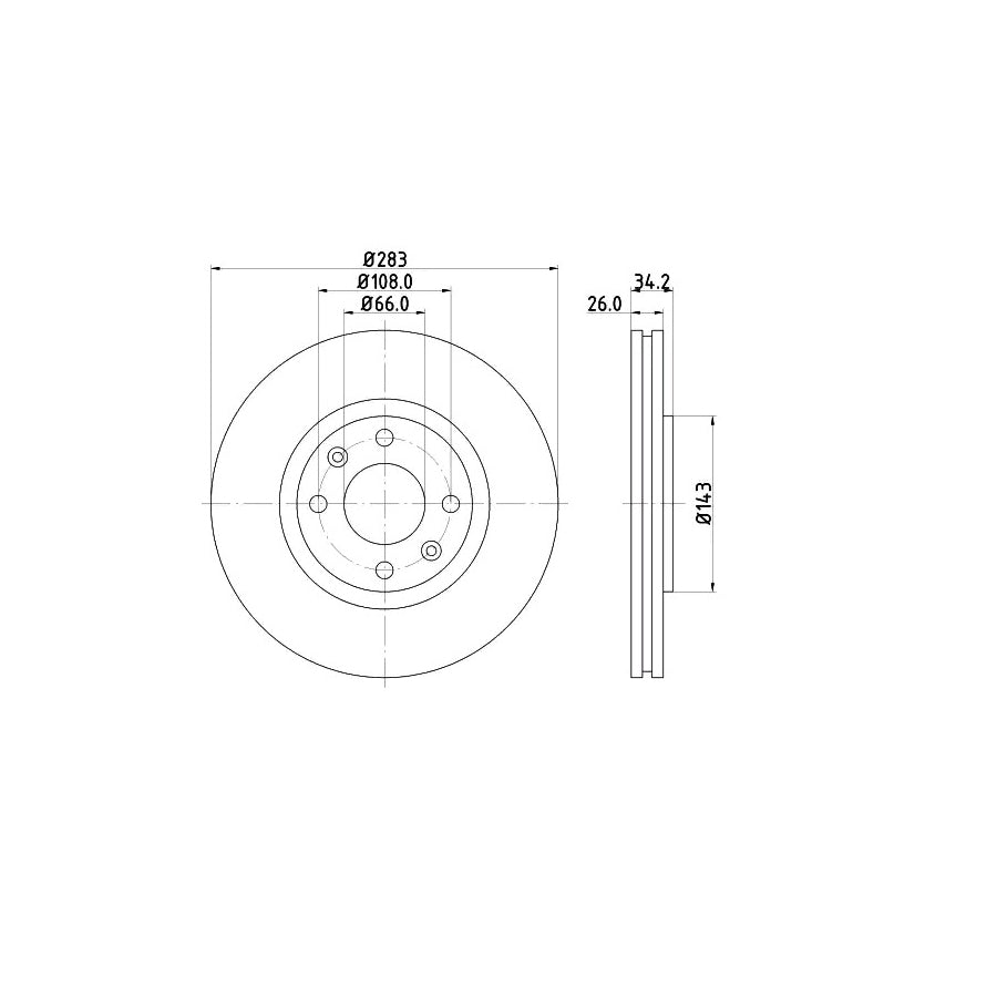 Barum Bar26120 Brake Disc