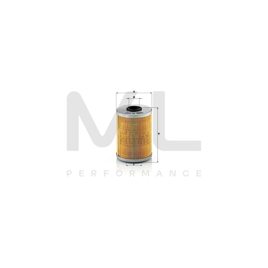 MANN-FILTER P 732 x Fuel filter Filter Insert, with seal