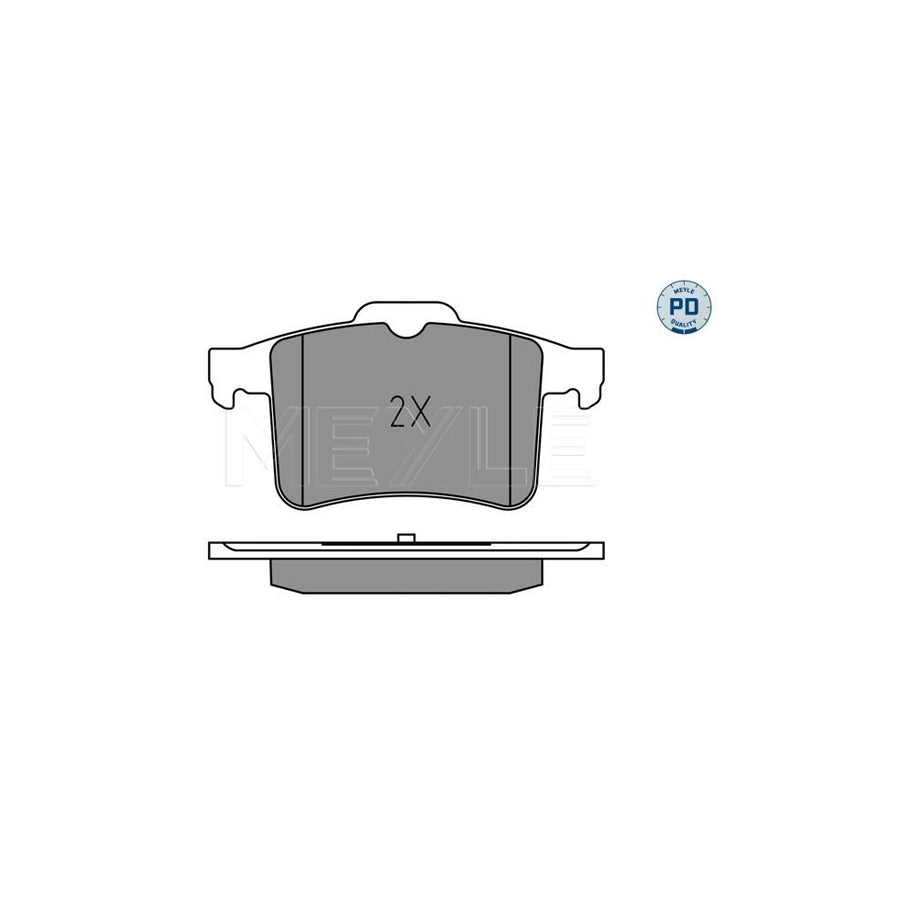 Meyle 025 251 1416/Pd Brake Pad Set