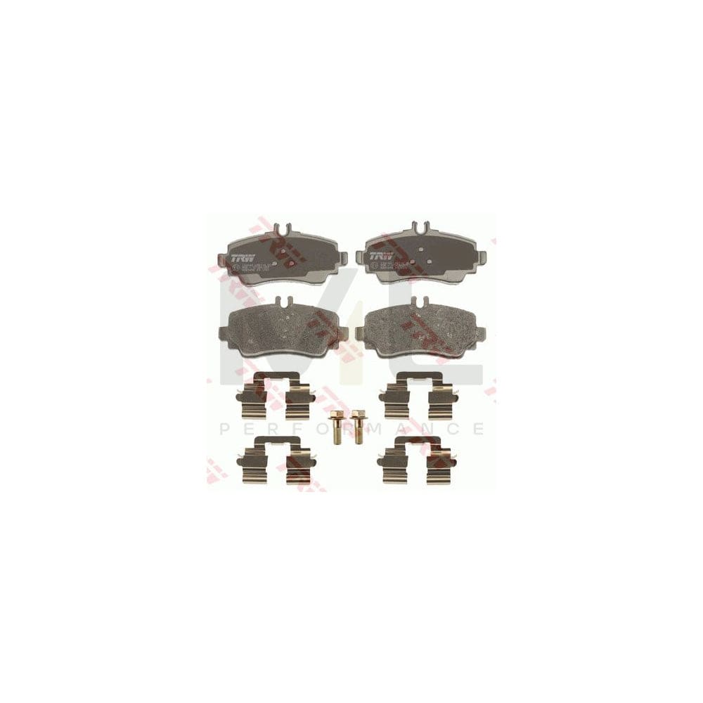 TRW Cotec Gdb1292 Brake Pad Set Suitable For Mercedes-Benz A-Class (W168) Prepared For Wear Indicator, With Brake Caliper Screws, With Accessories | ML Performance Car Parts