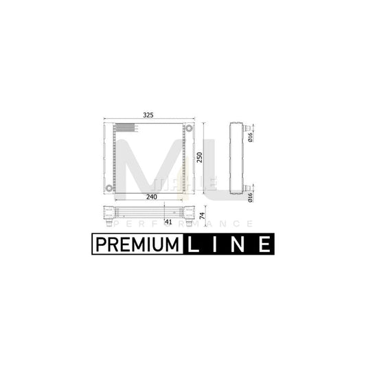 MAHLE ORIGINAL CR 940 000P Engine radiator Brazed cooling fins | ML Performance Car Parts