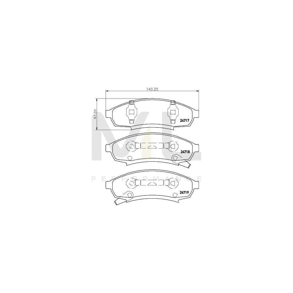 Hella 8DB 355 014-281 Brake Pad Set