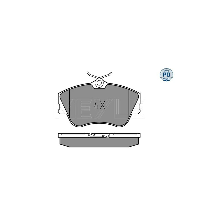 Meyle 025 214 7919/Pd Brake Pad Set