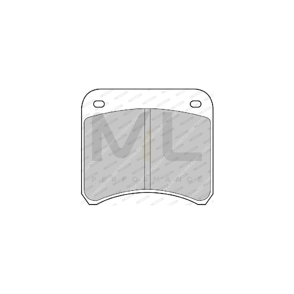 Ferodo Fsl2 Brake Pad Set Fuse+ Technology, Not Prepared For Wear Indicator | ML Performance Car Parts