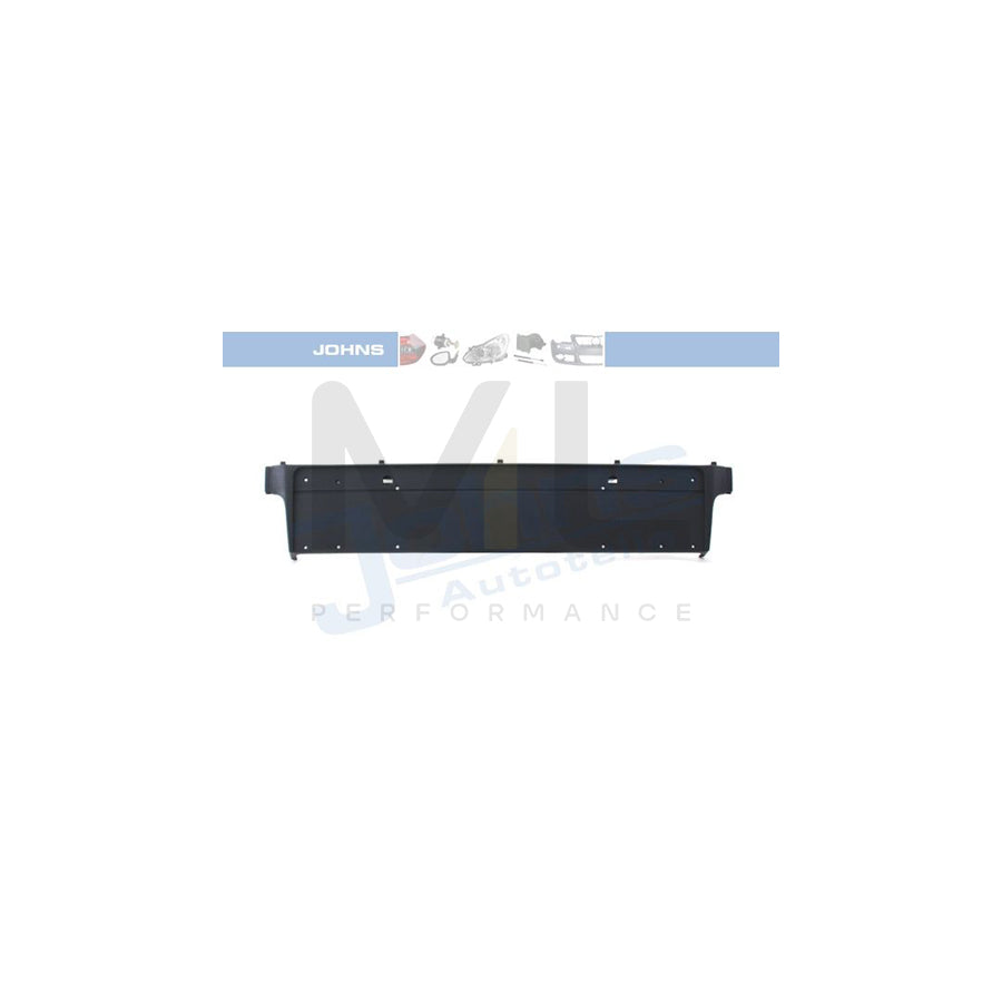 JOHNS 20 16 07-4 Number plate holder for BMW 5 Series Front, Black, frameless