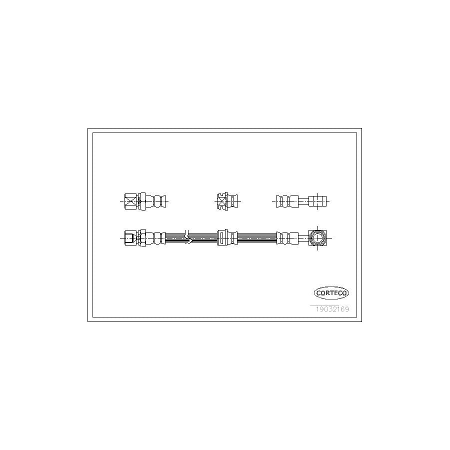 Corteco 19032169 Brake Hose