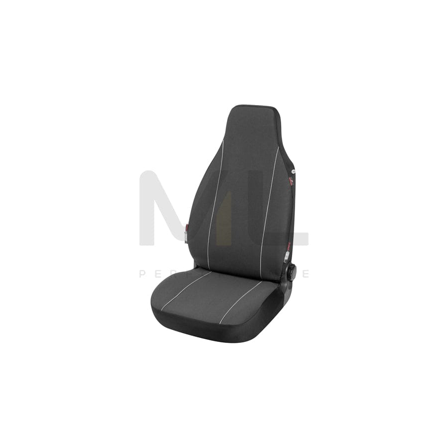 WALSER Modulo 13557 Car seat cover Black, Polyester, Front