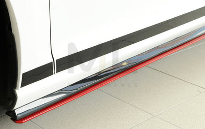 Rieger 00059575 VW R & GTI Clubsport Side Skirt Splitter 5 | ML Performance UK Car Parts
