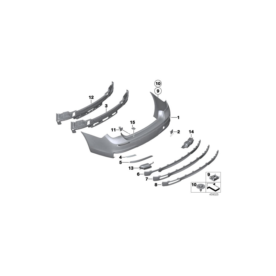 Genuine BMW 51127397601 F02 Prime Coated Covering SCR (Inc. 740LdX) | ML Performance US