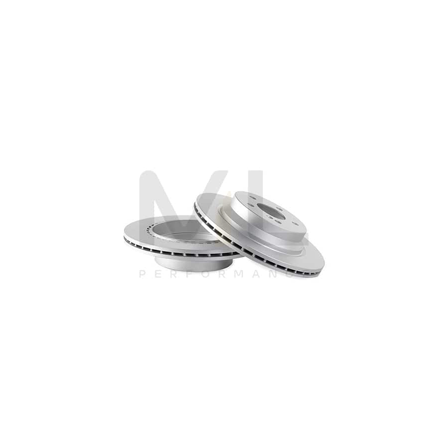 ATE 24.0122-0201.1 Brake Disc Vented, Coated, with bolts/screws  - 1 piece
