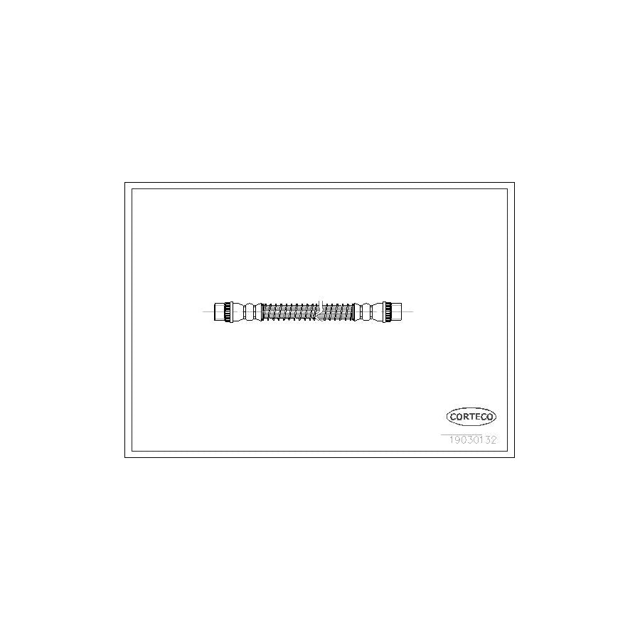 Corteco 19030132 Brake Hose for Citroen C5