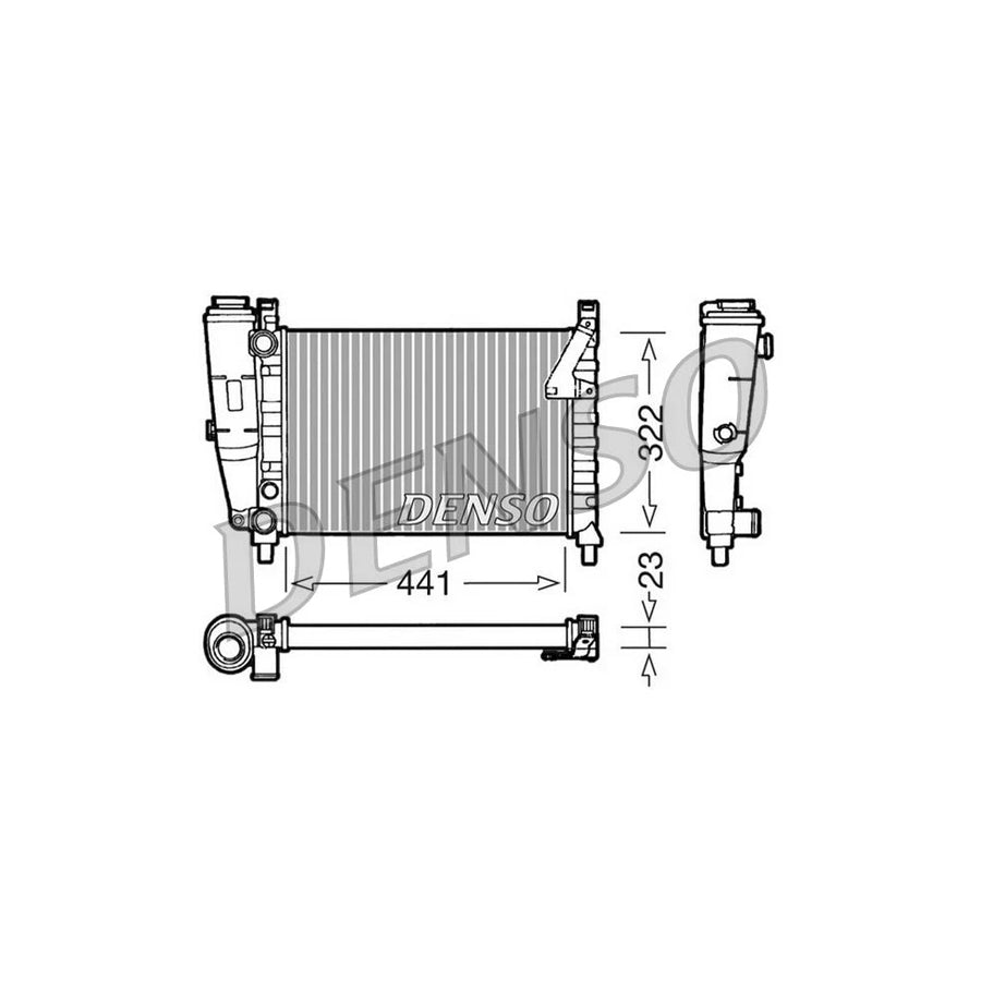 DENSO DRM09143 Engine Radiator