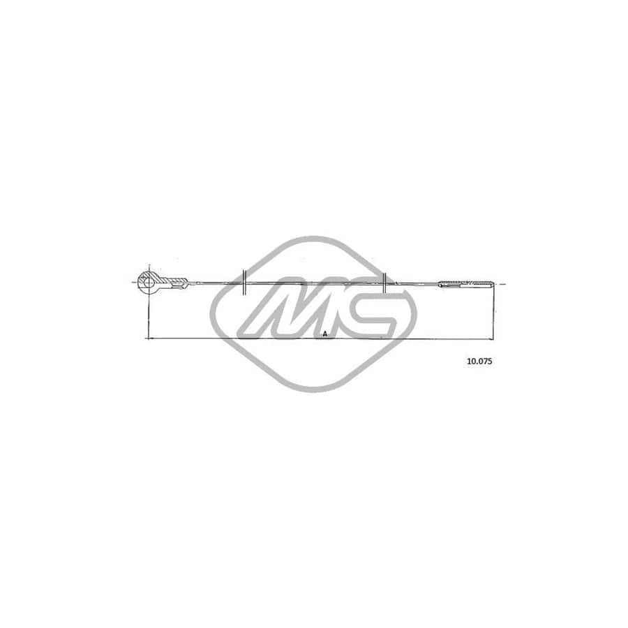 Metalcaucho 83803 Throttle Cable for VW TRANSPORTER