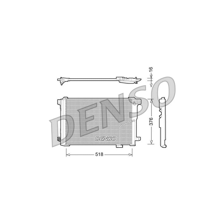 DENSO DCN17005 Air Conditioning Condenser