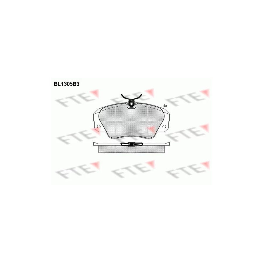 FTE 9010098 Brake Pad Set