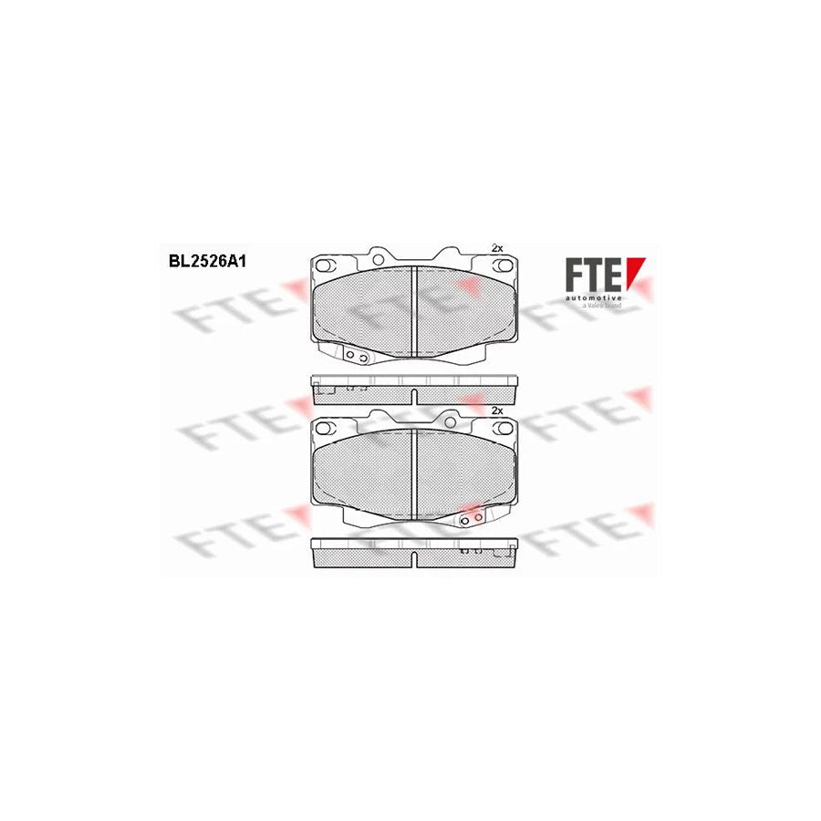 FTE Bl2526A1 Brake Pad Set