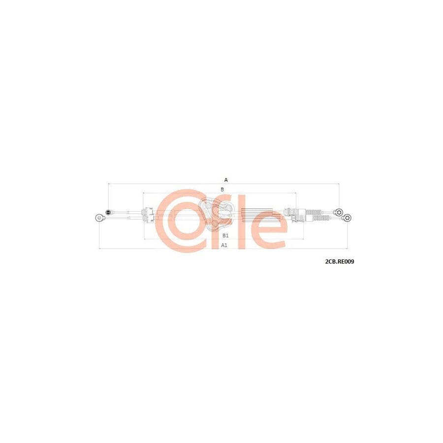 Cofle 2Cb.Re009 Cable, Manual Transmission