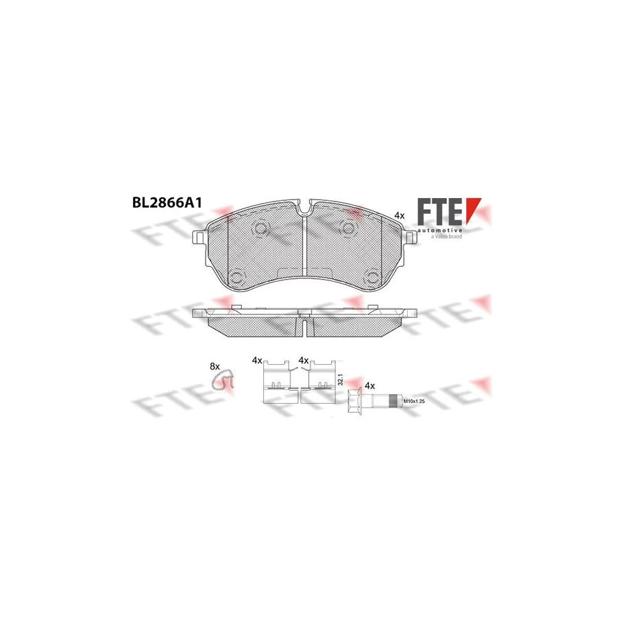 FTE 9011106 Brake Pad Set