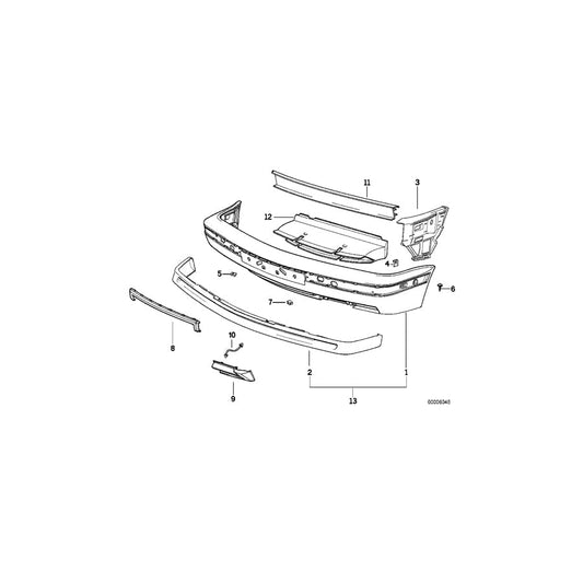 Genuine BMW 51712231996 E34 Air Duct M TECHNIC (Inc. M5, M5 3.8 & M5 3.6) | ML Performance UK Car Parts