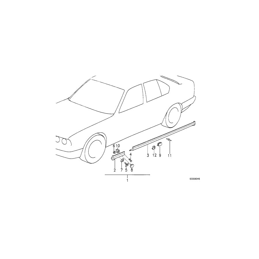 Genuine BMW 51711927439 E30 RR4 Plug (Inc. X3 3.0si, 316i & X3 2.0i) | ML Performance UK Car Parts